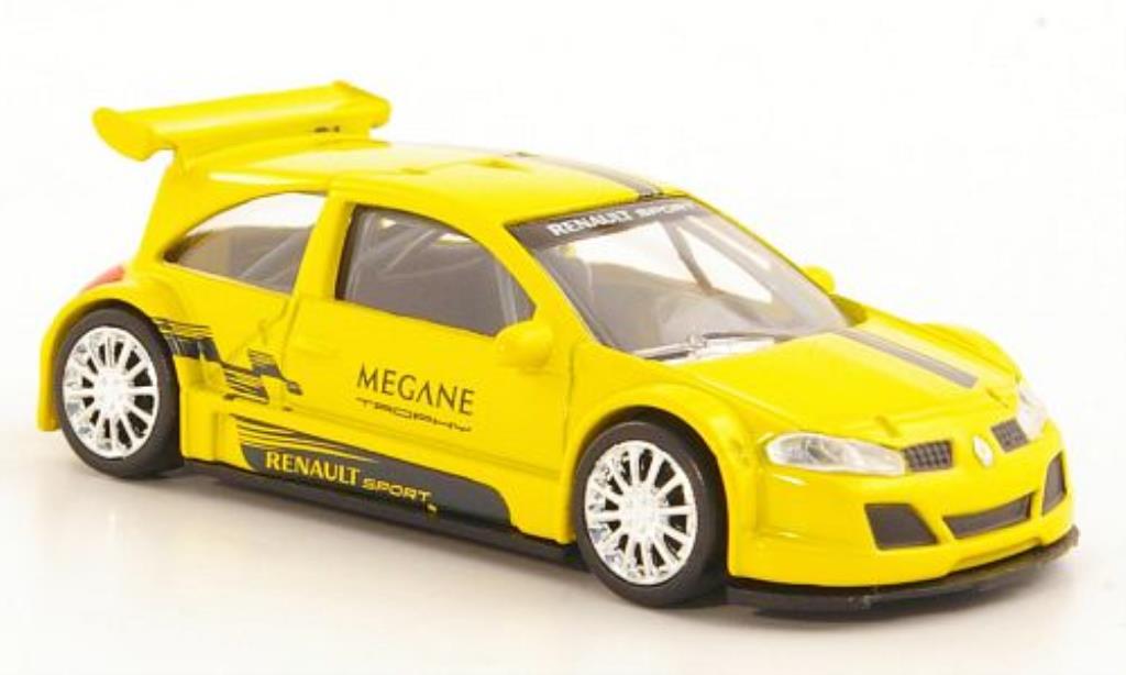 Renault Megane Trophy 1/43 Norev Trophy Sport giallo/grigio modellino in miniatura