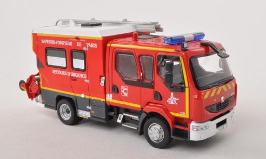 Renault Midlum 1/43 Eligor 220 DoKa Sapeurs Pompiers de Paris - Secours dUrgence Feuerwehr (F) modellino in miniatura