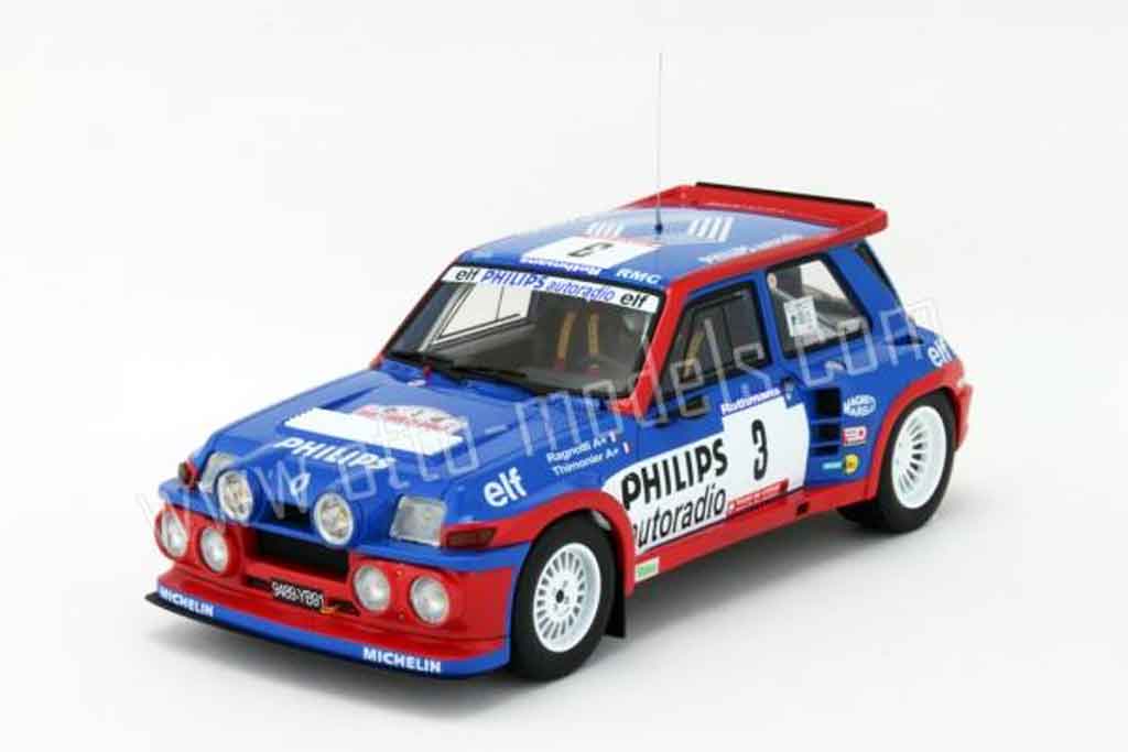 Renault 5 Turbo 1/18 Ottomobile Turbo maxi philips 198 modellino in miniatura