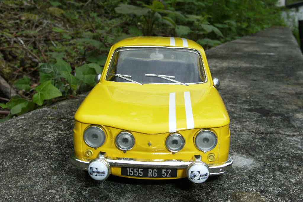 Renault 8 Gordini 1/18 Solido Gordini rallye monte-carlo 1969 tuning modellino in miniatura