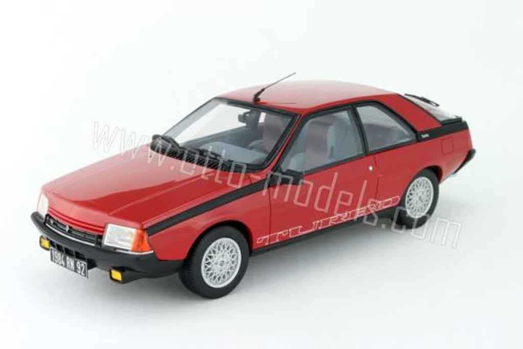 Renault Fuego 1/18 Ottomobile turbo phase 2 1983 rosso modellino in miniatura