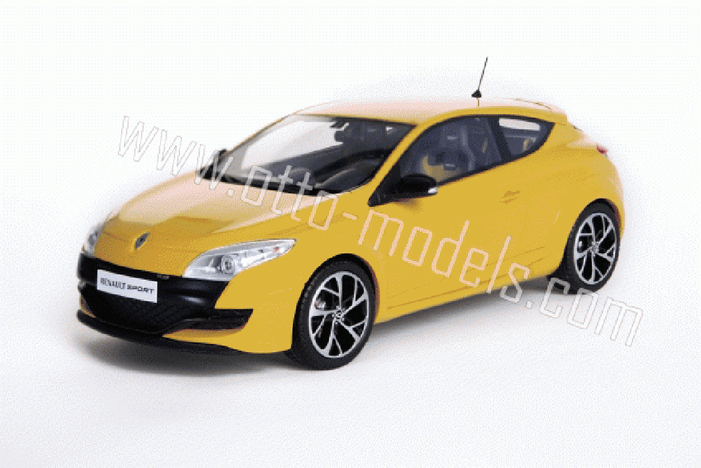 Renault Megane RS 250 1/18 Ottomobile RS 250 giallo 2009 modellino in miniatura