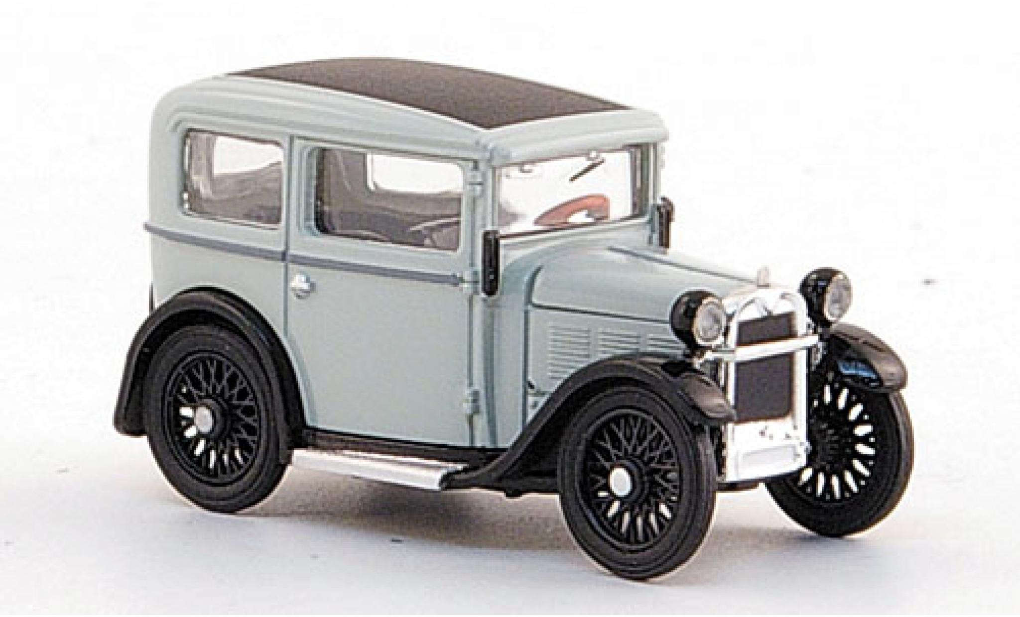 Bmw Dixi 1/87 Ricko grigio/nero 1929 ohne Vitrine modellino in miniatura