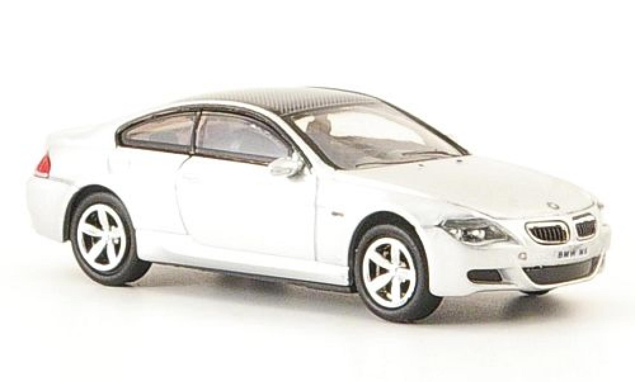 Bmw M6 1/87 Ricko grigio 2006 modellino in miniatura