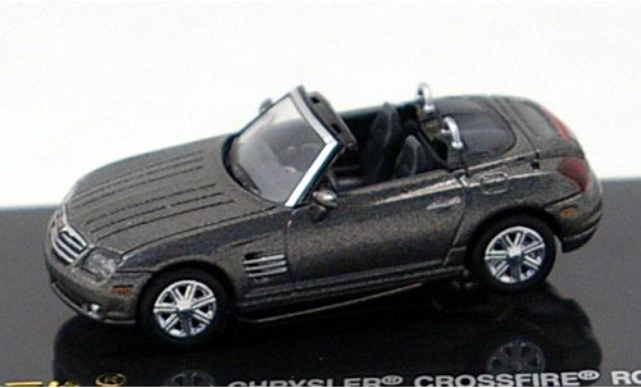 Chrysler Crossfire 1/87 Ricko Roadster metallico grigio modellino in miniatura