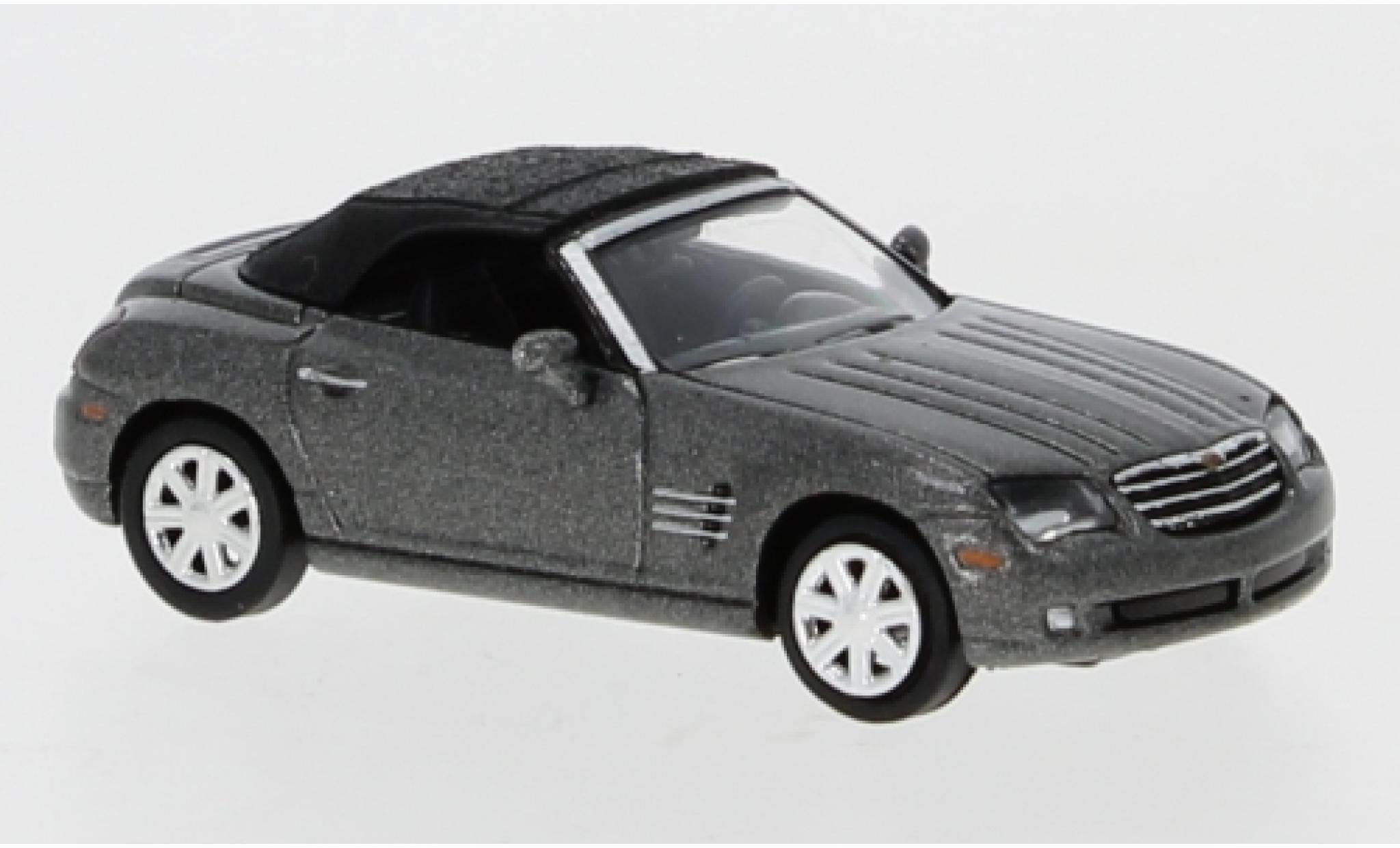 Chrysler Crossfire 1/87 Ricko Roadster metallico grigio Verdeck fermé modellino in miniatura