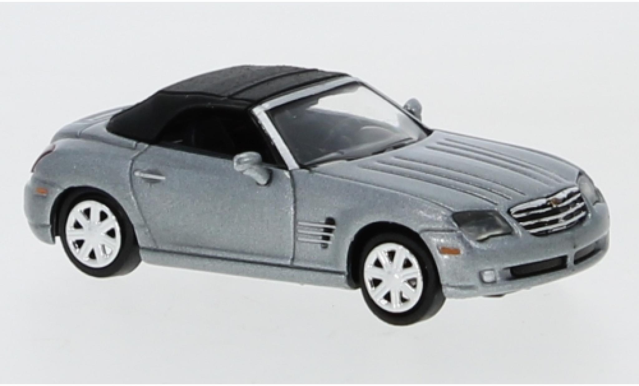 Chrysler Crossfire 1/87 Ricko Roadster metallico grigio Verdeck fermé modellino in miniatura