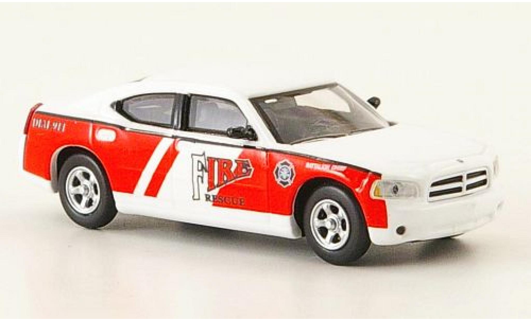 Dodge Charger 1/87 Ricko Fire Rescue Battalion Chief ohne Vitrine modellino in miniatura