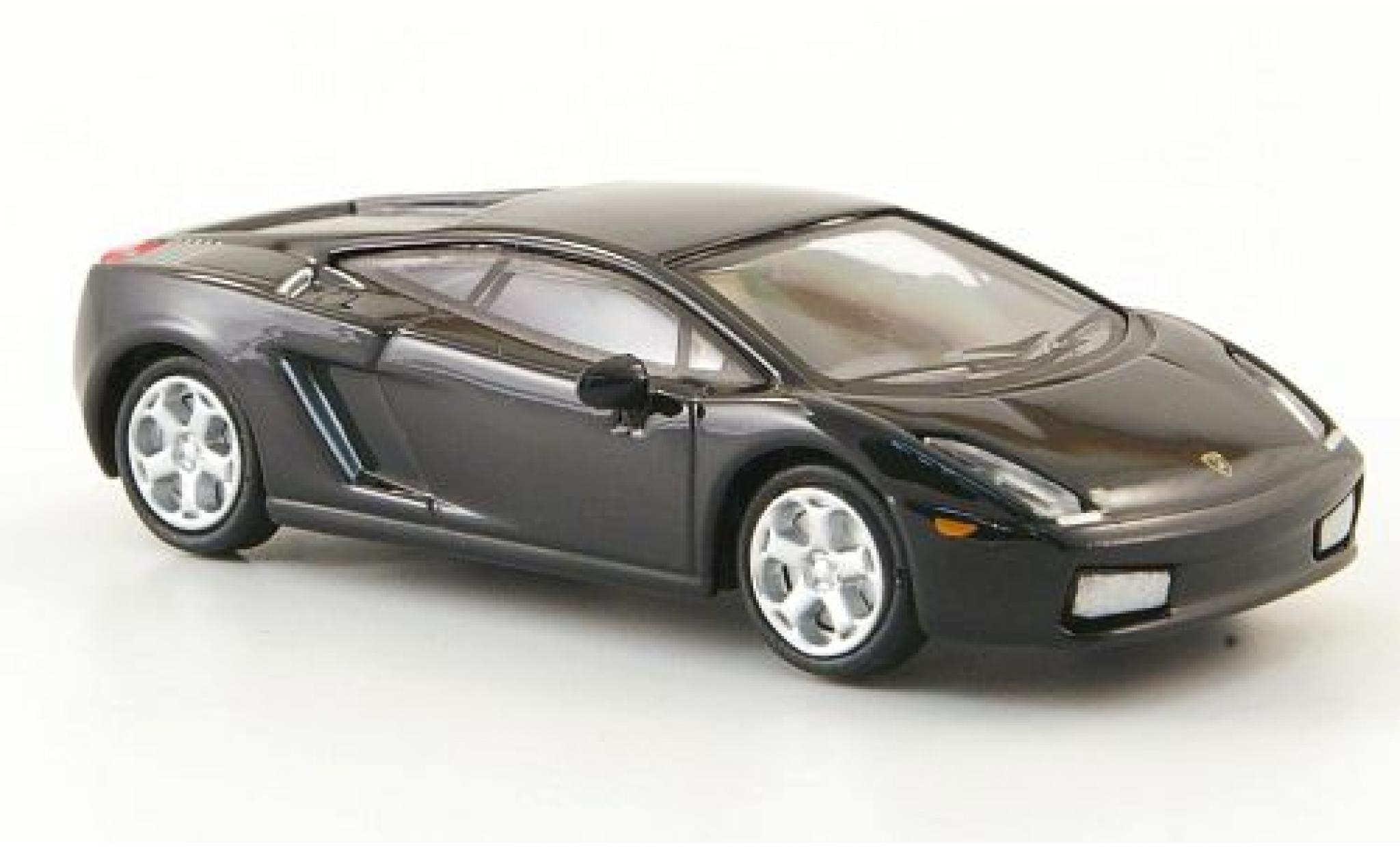 Lamborghini Gallardo 1/87 Ricko nero 2004 modellino in miniatura