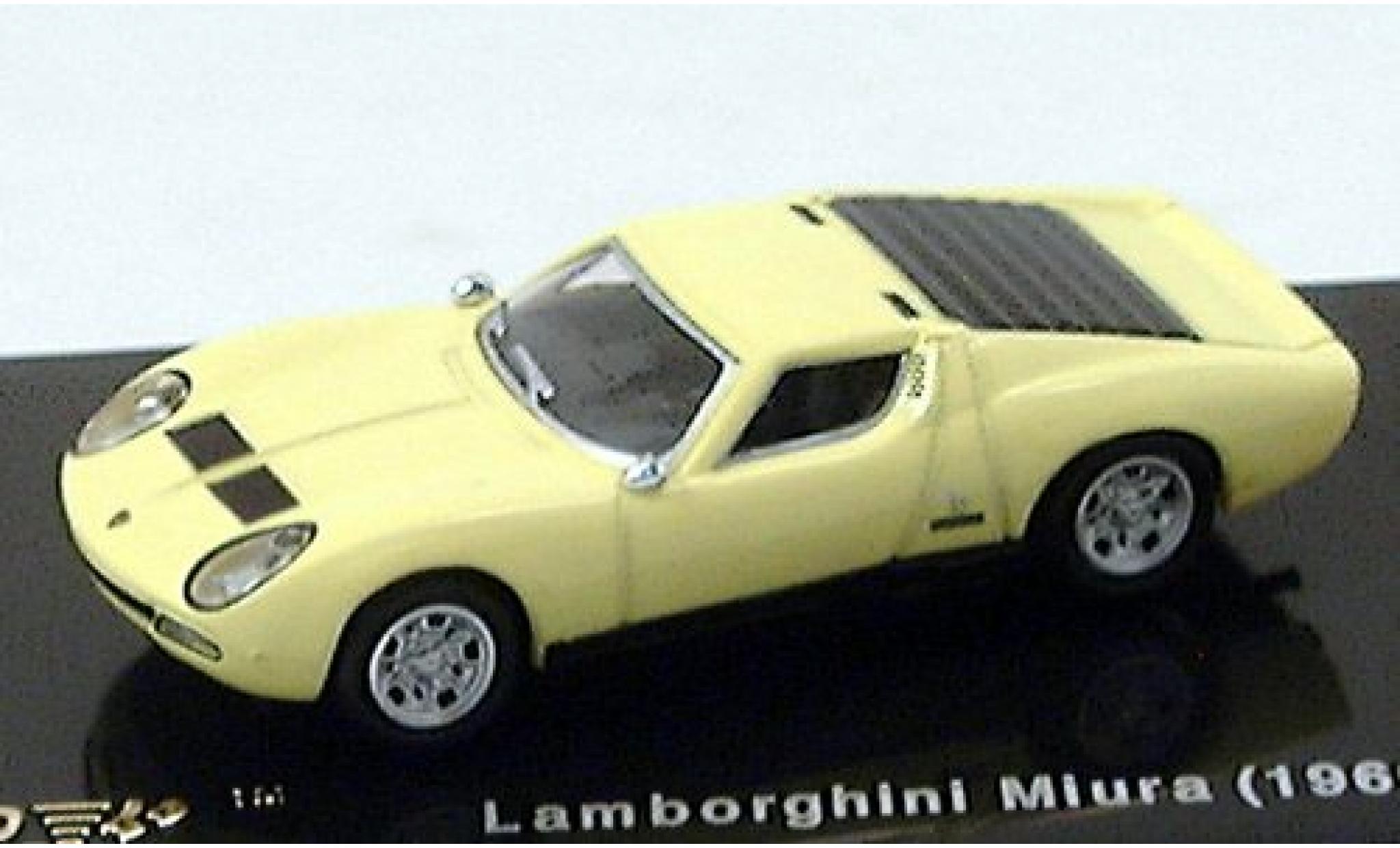 Lamborghini Miura 1/87 Ricko giallo 1966 modellino in miniatura