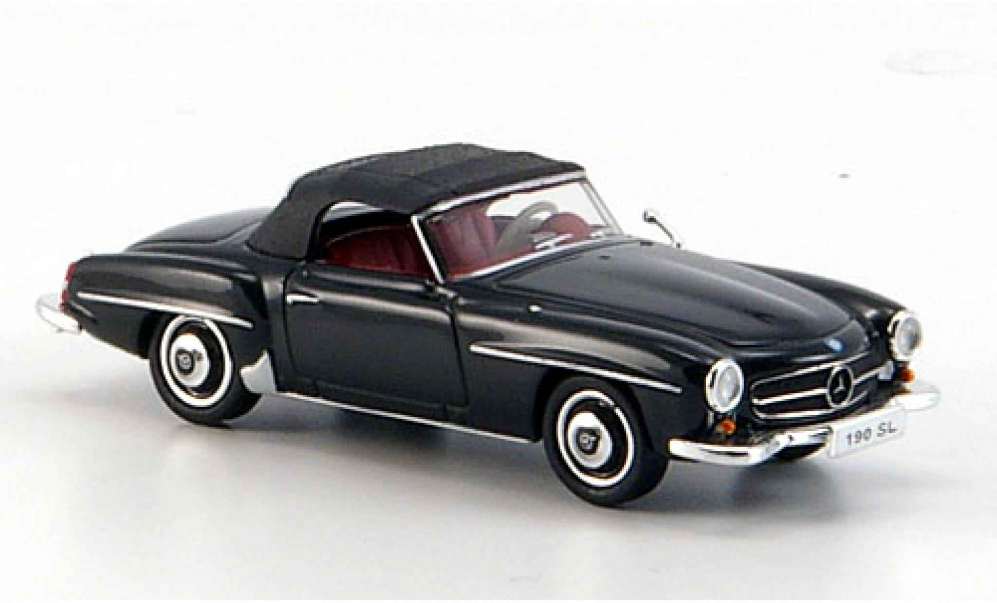 Mercedes 190 1/87 Ricko SL (W121 BII) nero modellino in miniatura