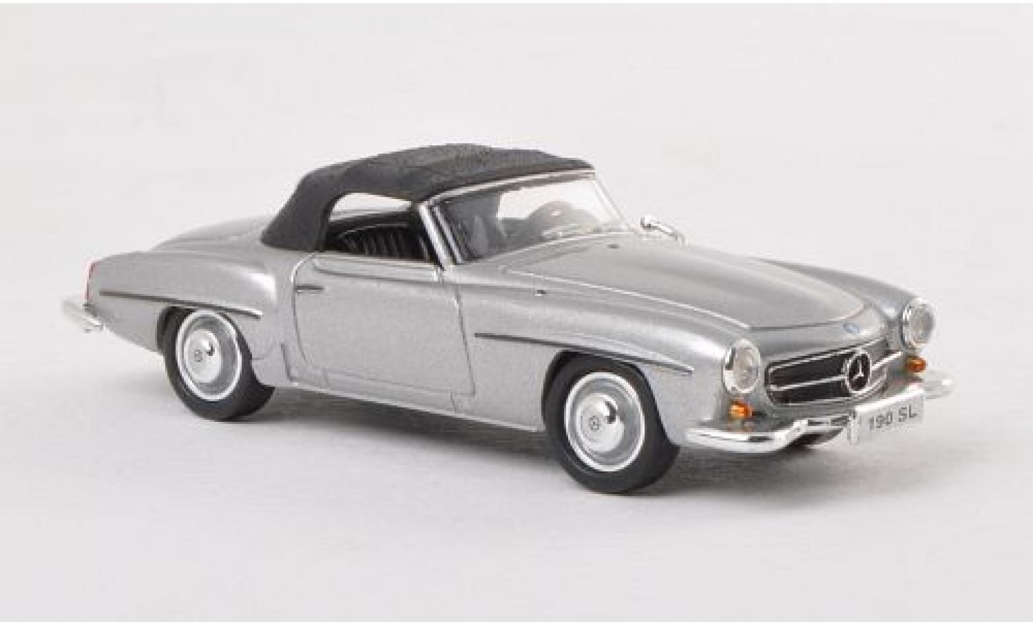 Mercedes 190 1/87 Ricko SL (W121 BII) grigio modellino in miniatura