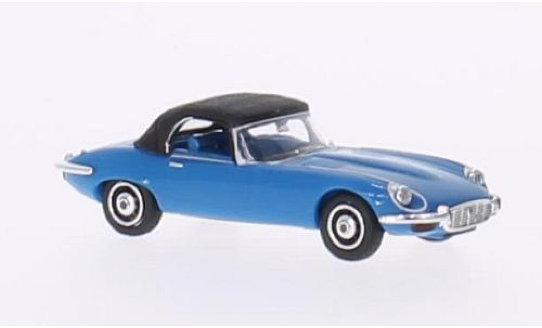 Jaguar E-Type 1/87 Ricko Roadster blu modellino in miniatura