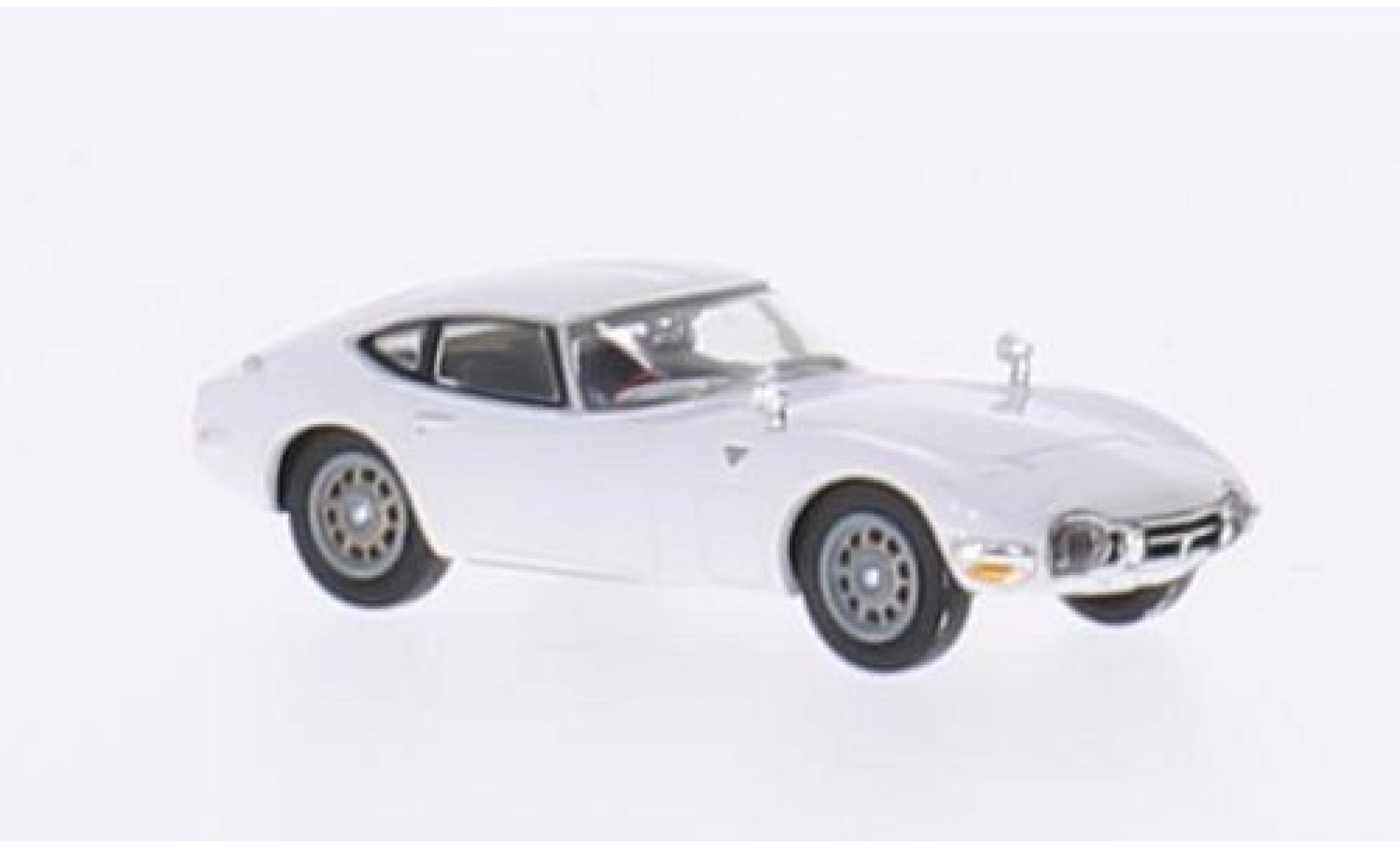 Toyota 2000 GT 1/87 Ricko bianco RHD ohne Vitrine modellino in miniatura