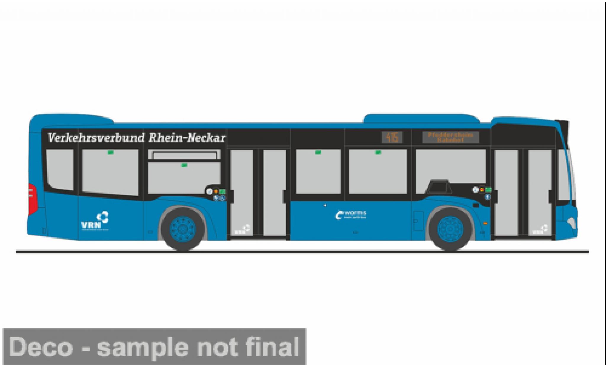 Mercedes Citaro 1/87 Rietze 2012 Omnibus Zarth Worms 1:87 modellino in miniatura