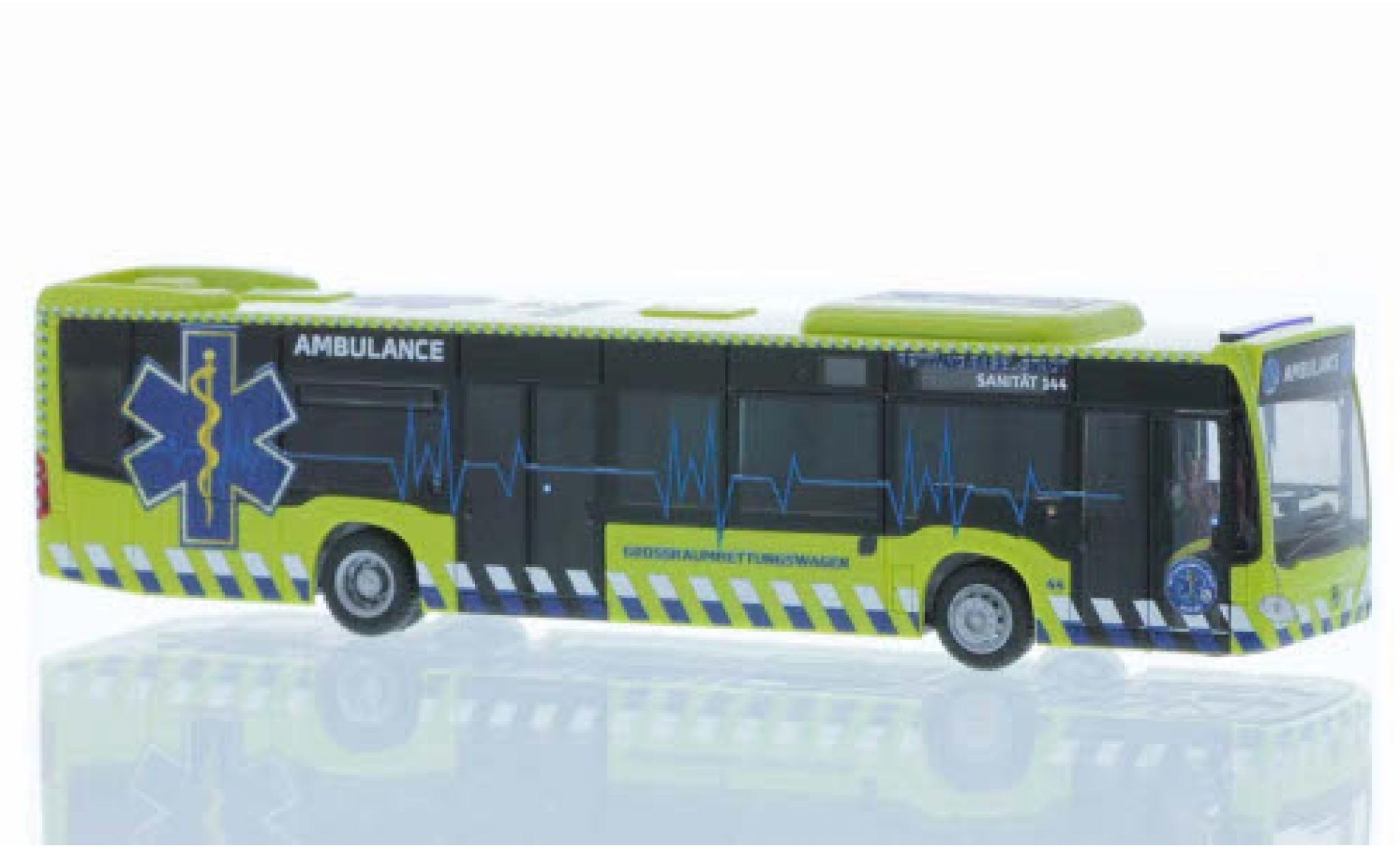 Mercedes Citaro 1/87 Rietze Ambulance GRTW Basel (CH) 2015 modellino in miniatura