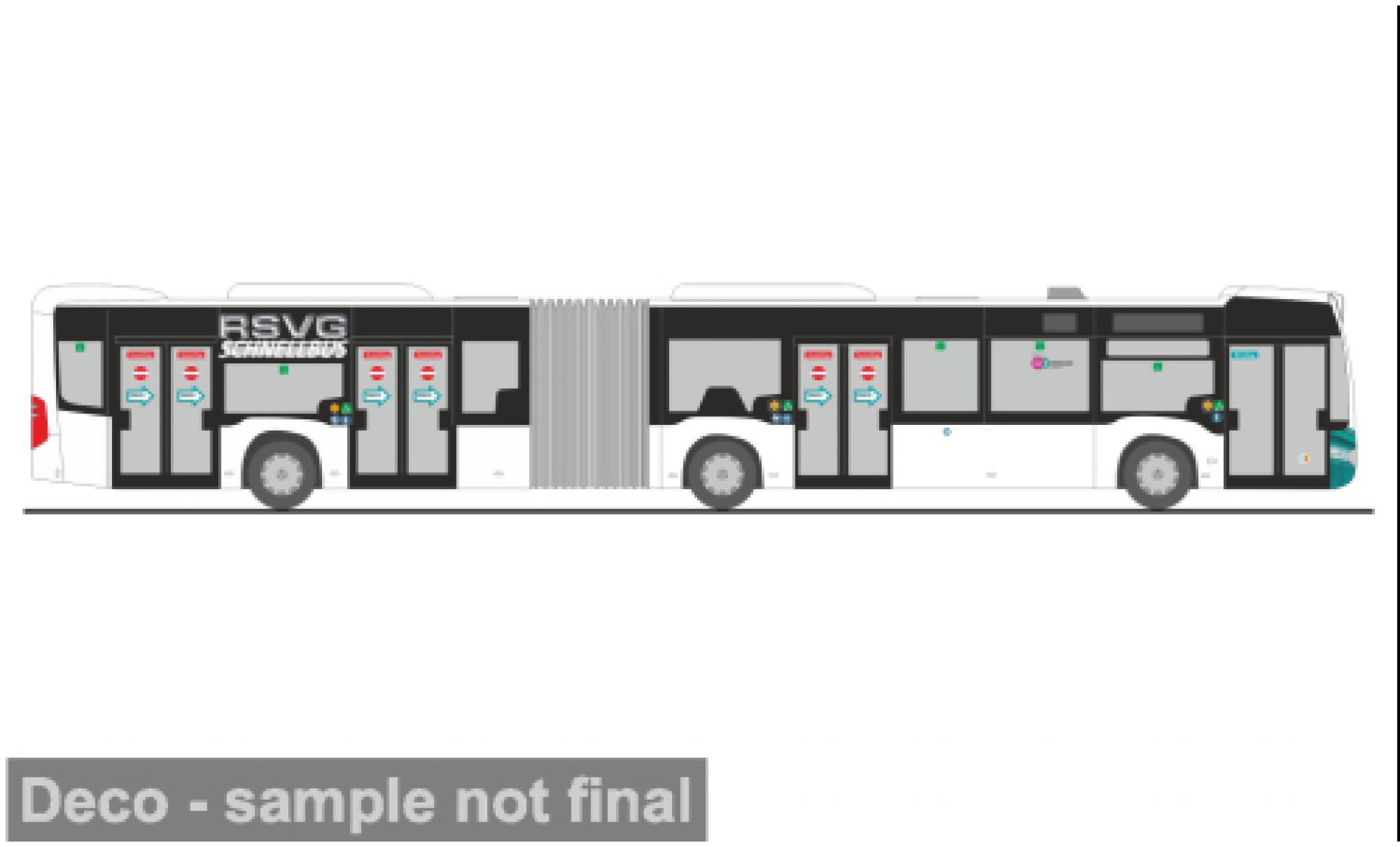Mercedes Citaro 1/87 Rietze G 2012 RSVG Troisdorf 1:87 modellino in miniatura