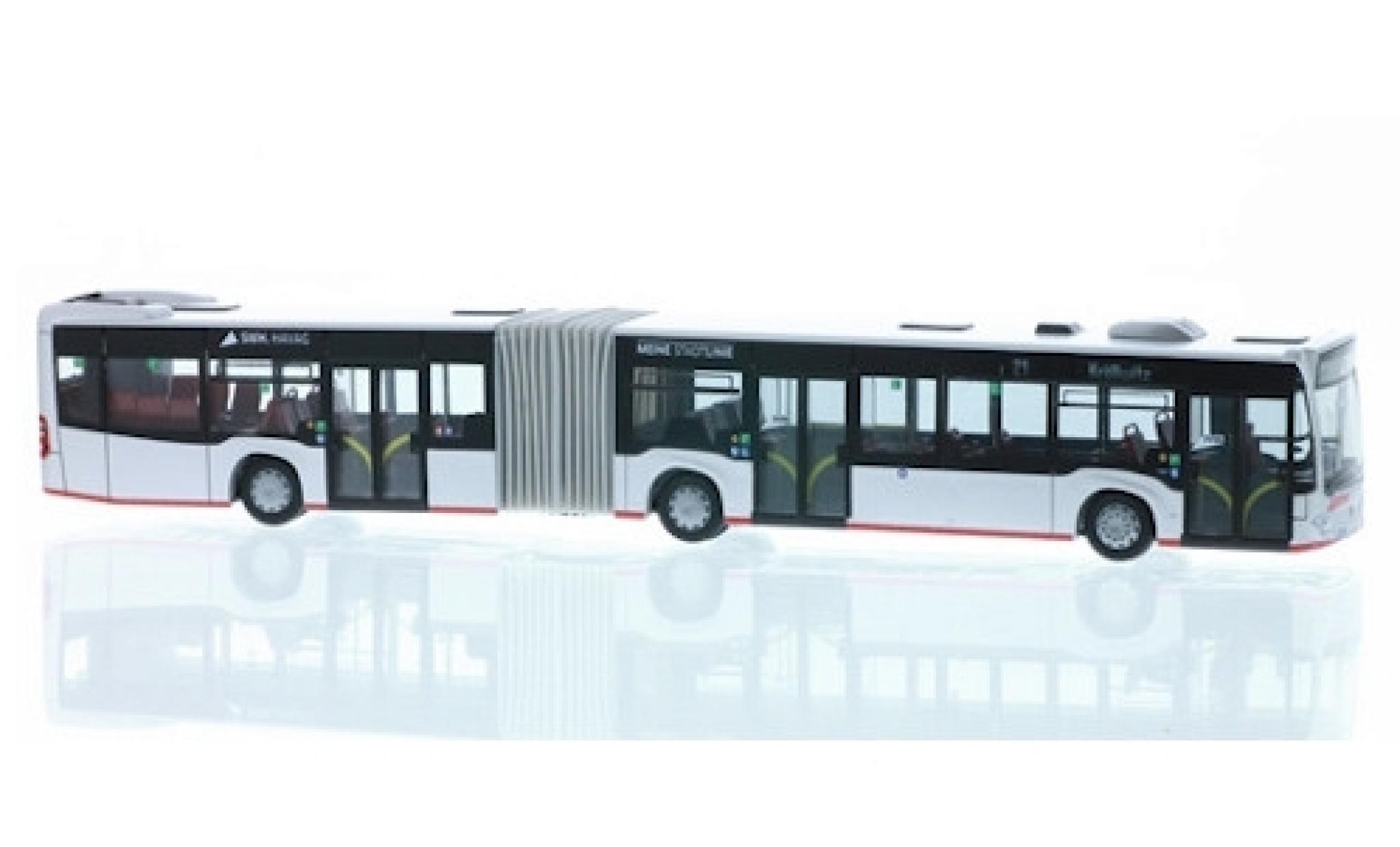 Mercedes Citaro 1/87 Rietze G HAVAG Halle 2015 modellino in miniatura