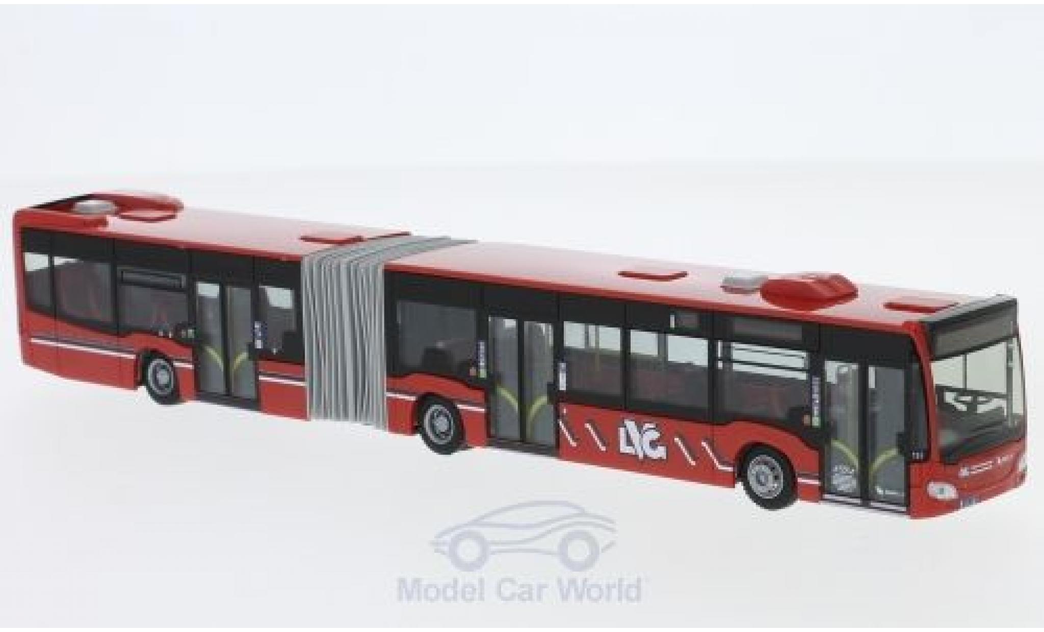 Mercedes Citaro 1/87 Rietze G LVG Lübeck 2015 modellino in miniatura