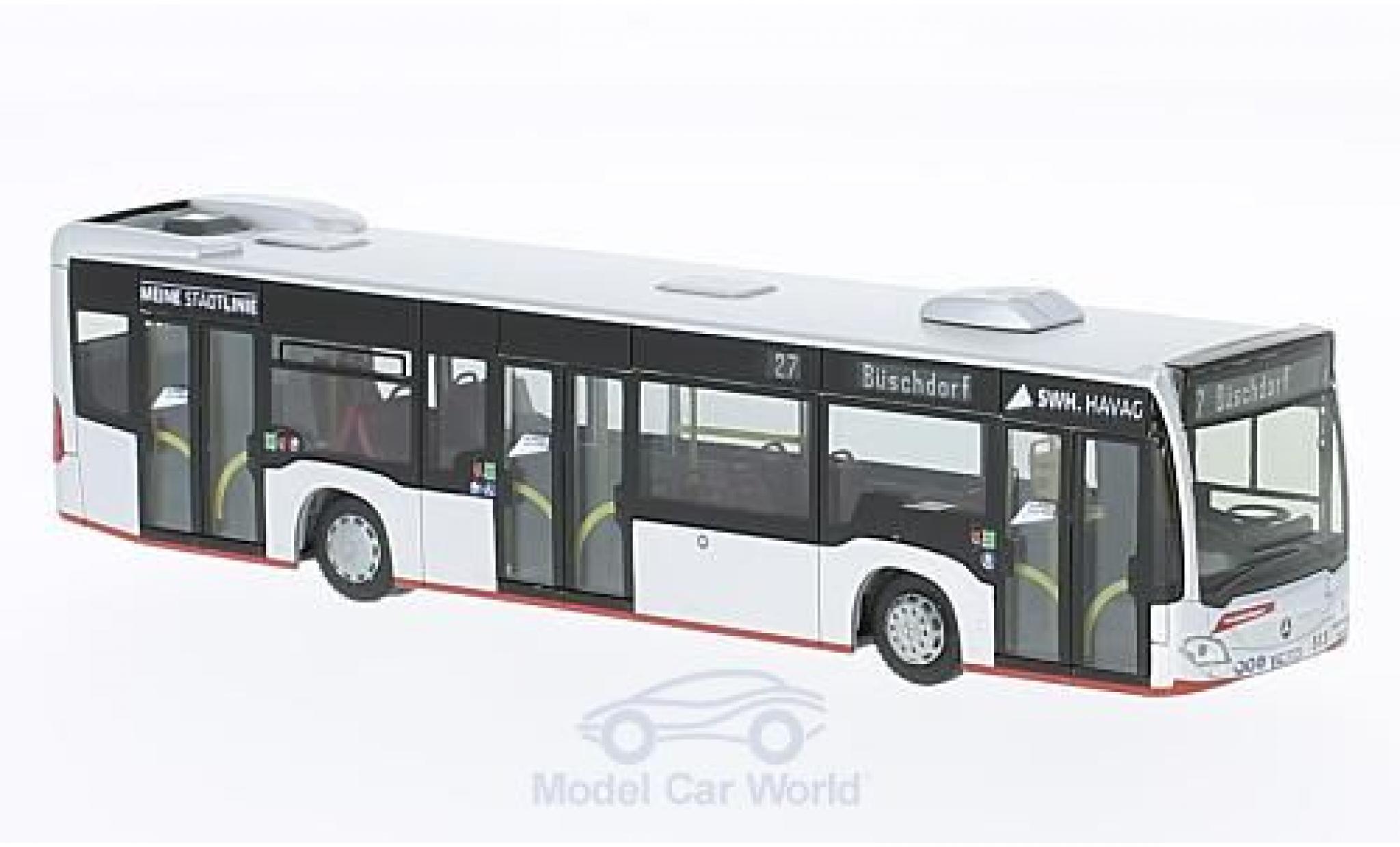 Mercedes Citaro 1/87 Rietze HAVAG - Genscher Bus Halle 2015 modellino in miniatura