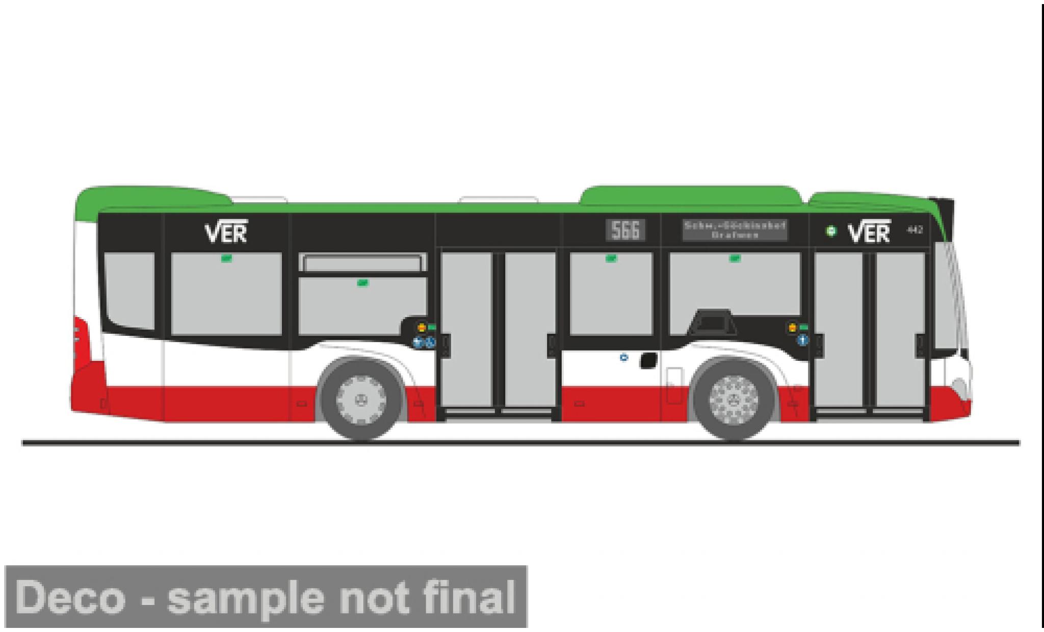 Mercedes Citaro 1/87 Rietze K 2012 VER Ennepetal 1:87 modellino in miniatura