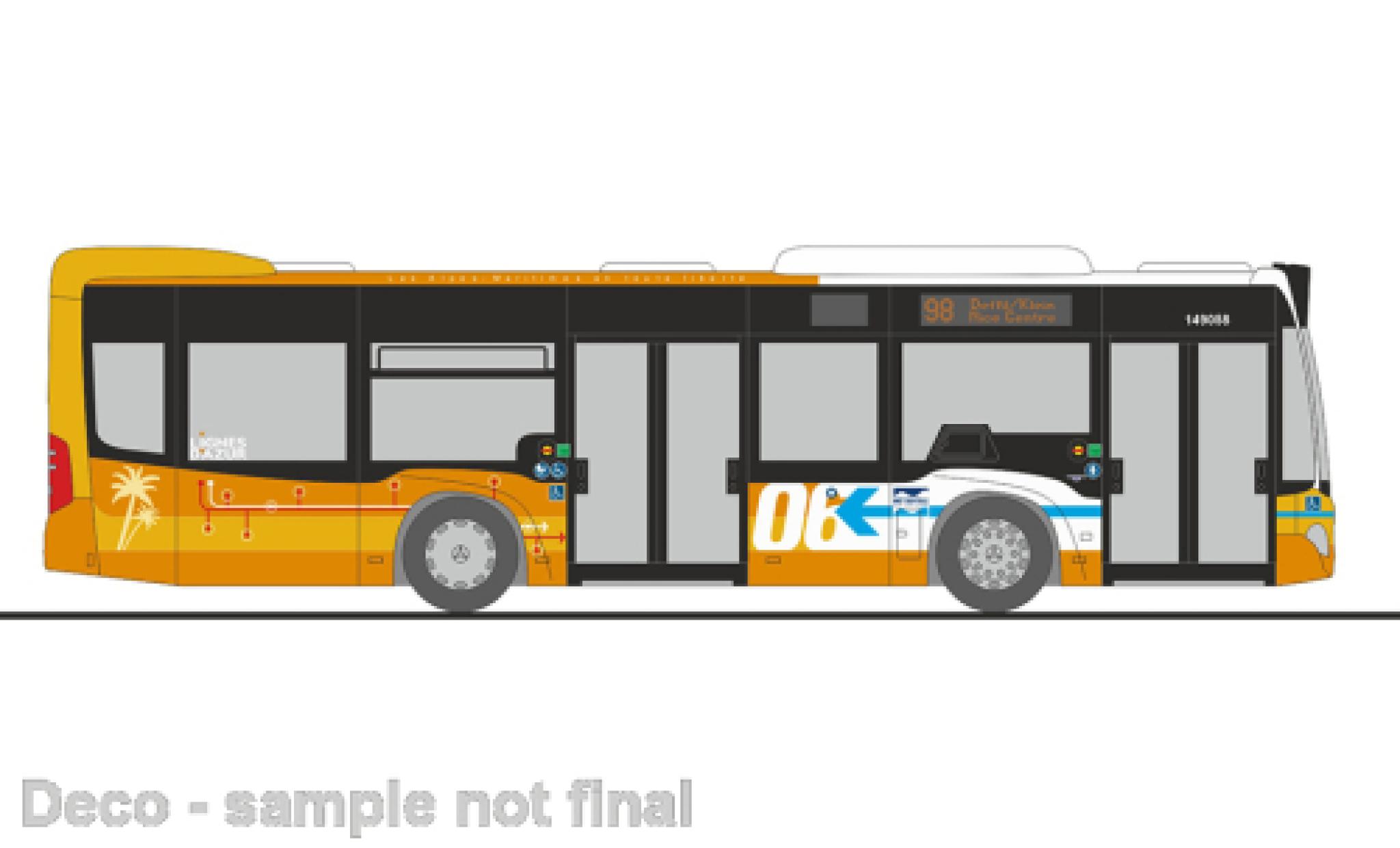 Mercedes Citaro 1/87 Rietze K Lignes D Azur (FR) 2015 1:87 modellino in miniatura