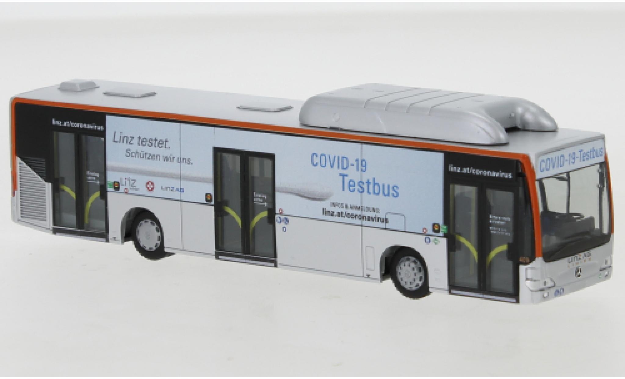 Mercedes Citaro 1/87 Rietze Linz AG - Covid 19 Testbus (AT) 2006 modellino in miniatura