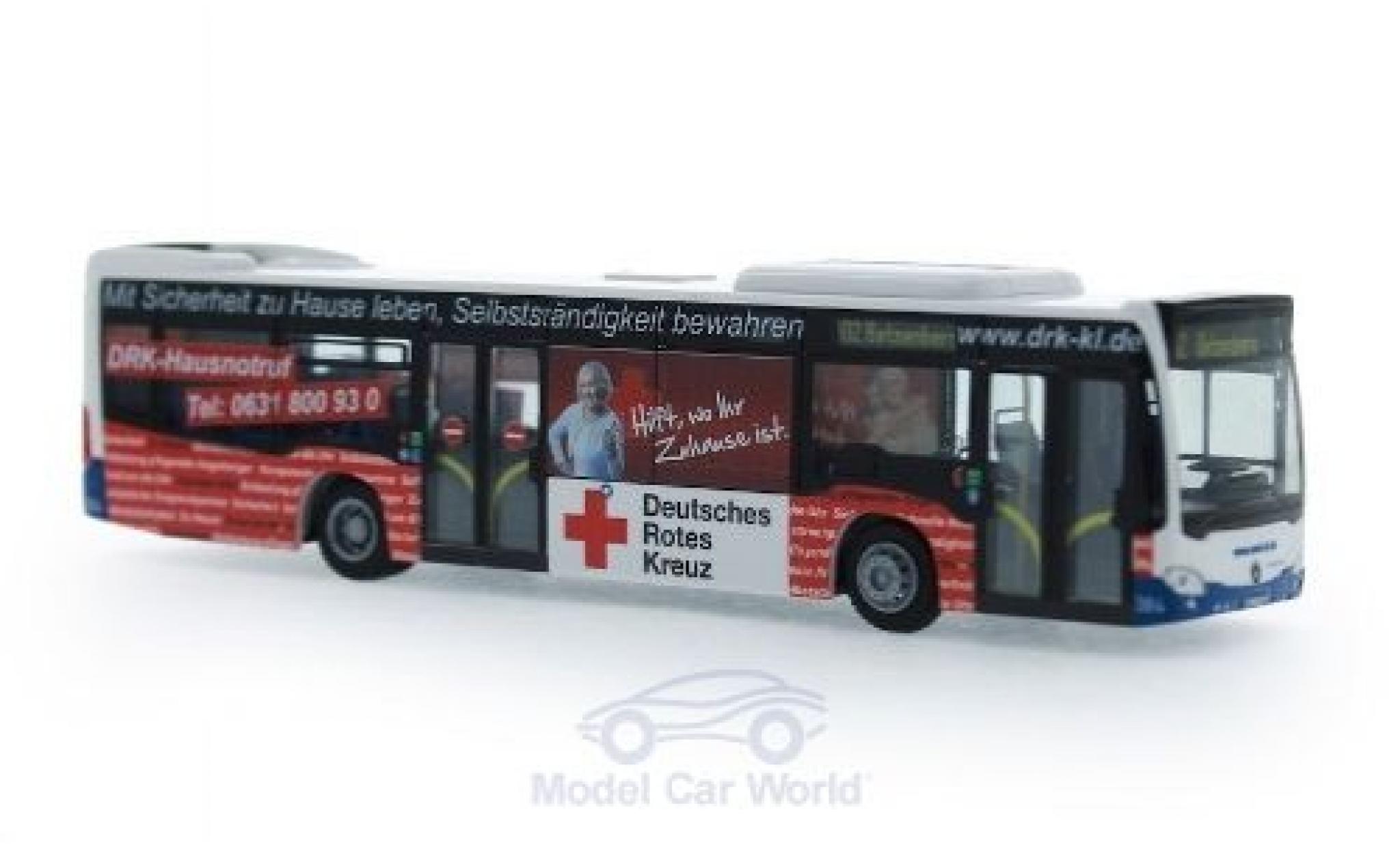 Mercedes Citaro 1/87 Rietze Stadtwerke Kaiserslautern - DRK 2015 modellino in miniatura