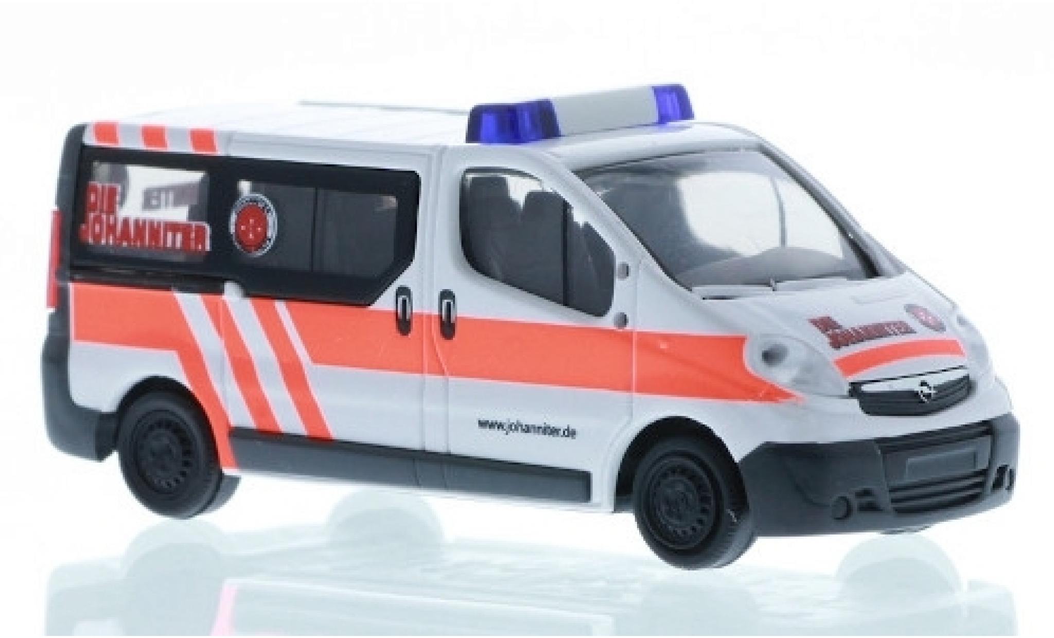 Opel Vivaro 1/87 Rietze Die Johanniter - Oldenburg modellino in miniatura