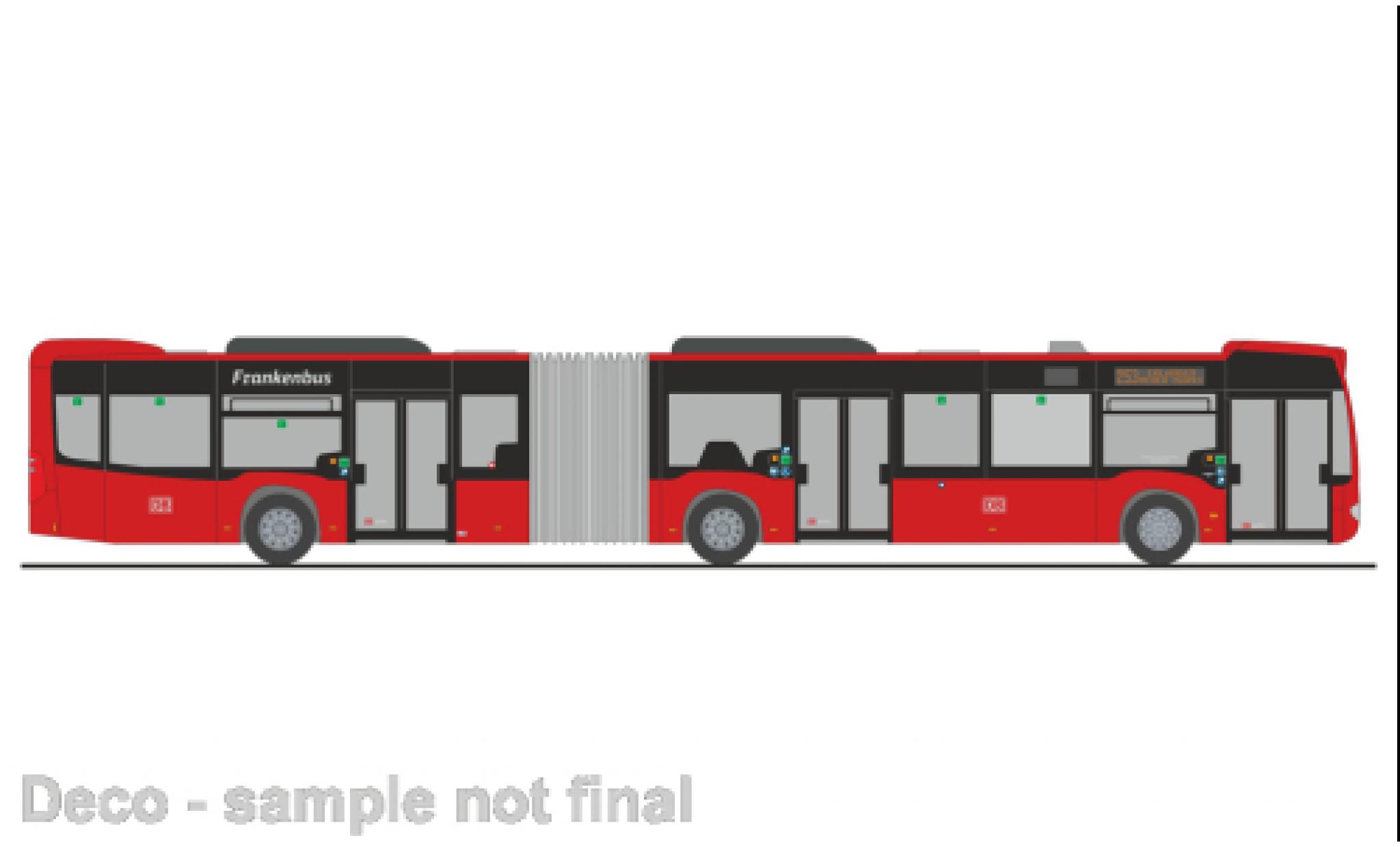 Mercedes Citaro 1/87 Rietze G DB - Frankenbus 2012 modellino in miniatura