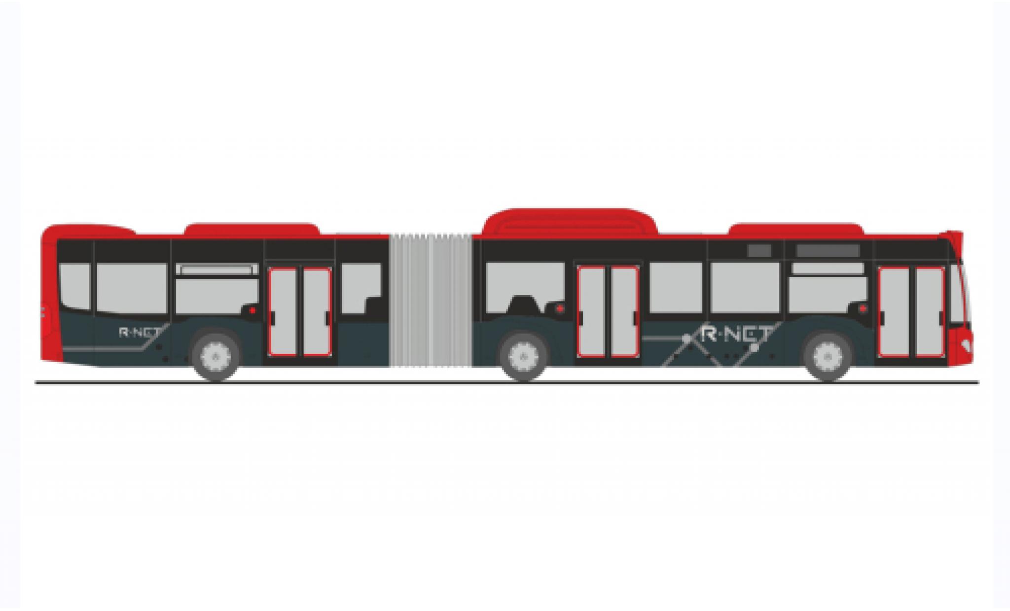 Mercedes Citaro 1/87 Rietze G NGT R-Net (NL) 2015 modellino in miniatura