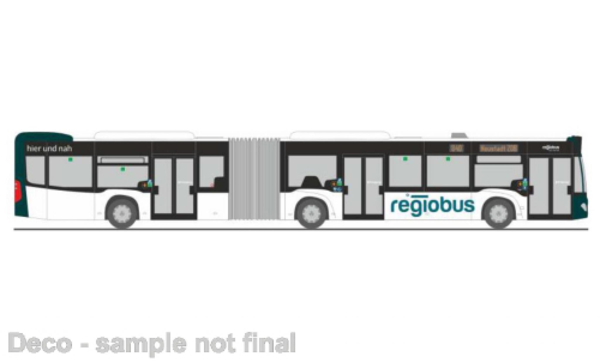 Mercedes Citaro 1/87 Rietze G regiobus Hannover 2015 modellino in miniatura