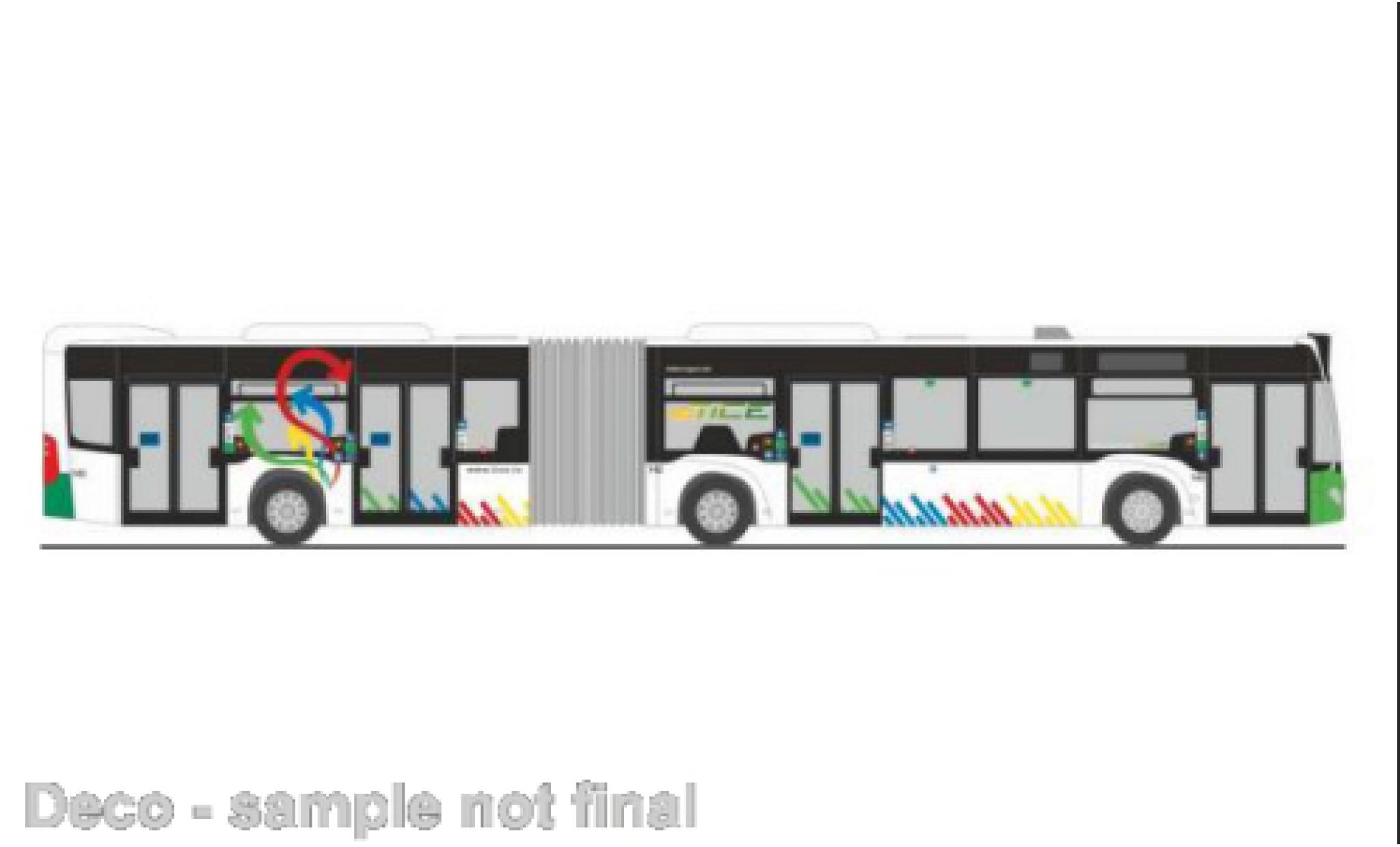 Mercedes Citaro 1/87 Rietze G TICE (LU) 2015 modellino in miniatura