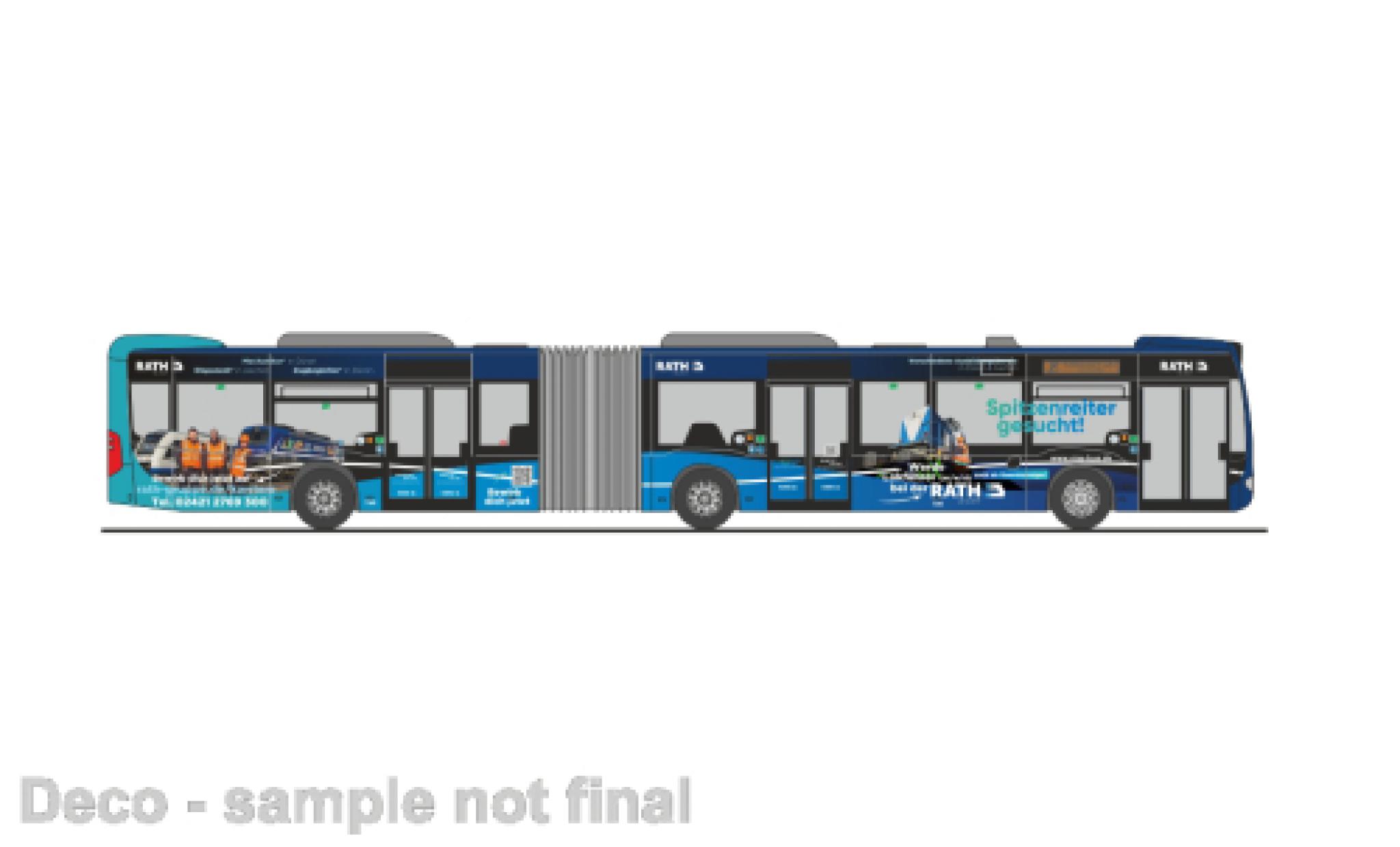 Mercedes Citaro 1/87 Rietze G VIAS bus - Spitzenreiter 2012 modellino in miniatura