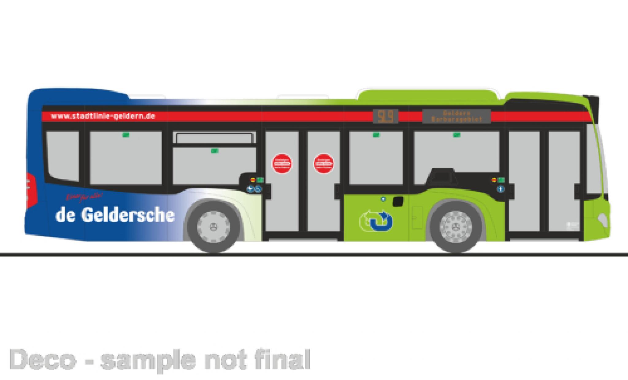 Mercedes Citaro 1/87 Rietze K de Geldersche Geldern 2012 modellino in miniatura