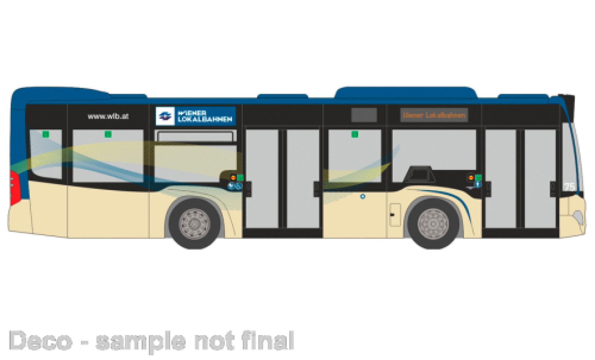 Mercedes Citaro 1/87 Rietze K Wiener Lokalbahnen (AT) modellino in miniatura