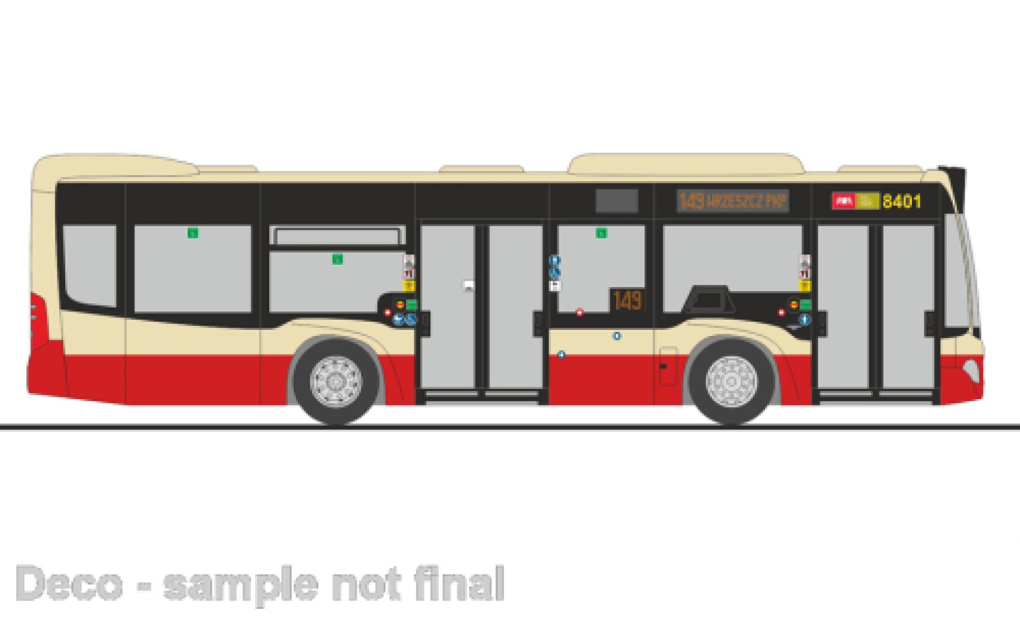 Mercedes Citaro 1/87 Rietze K ZTM Gdansk (PL) 2015 modellino in miniatura