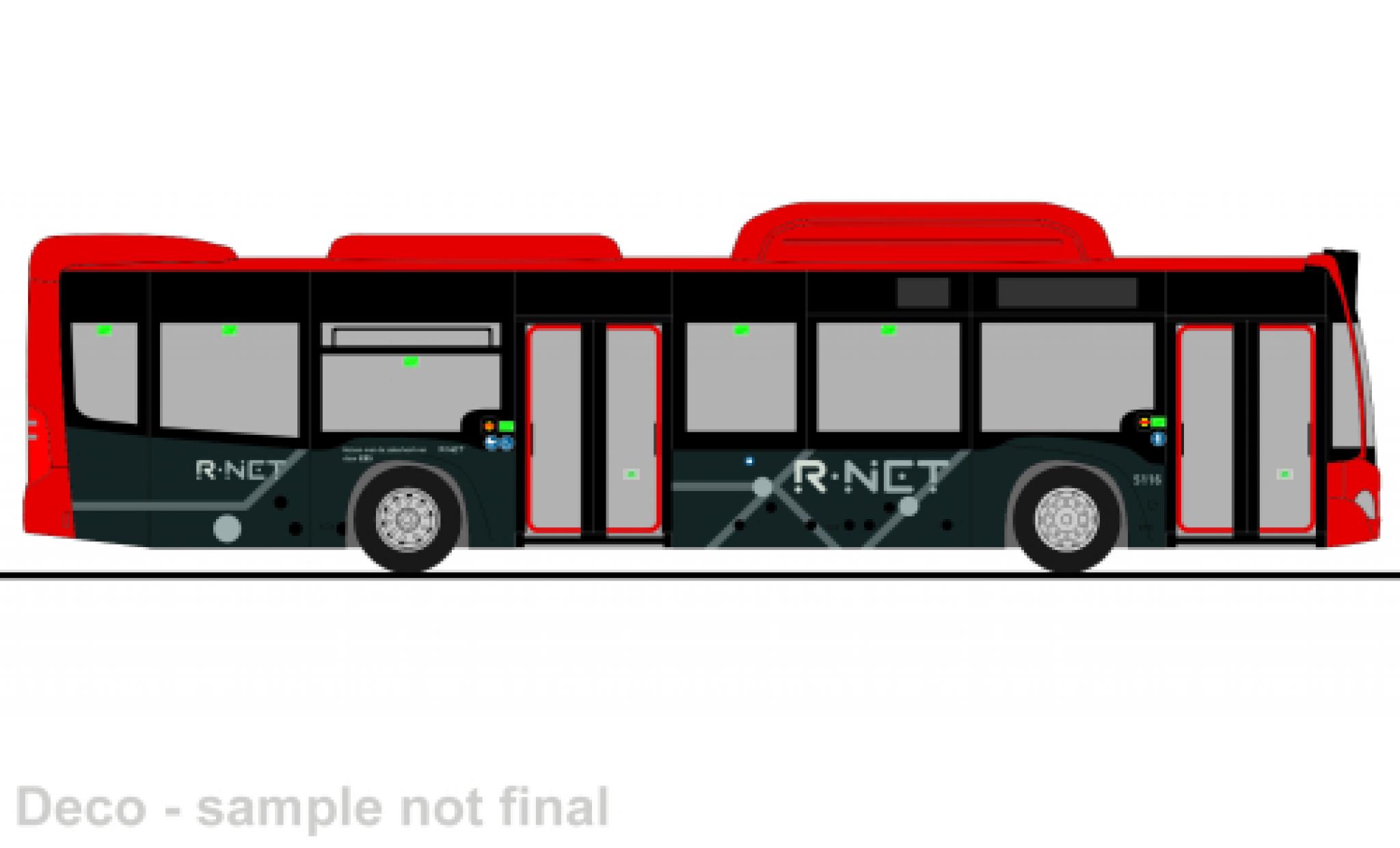 Mercedes Citaro 1/87 Rietze NGT R-Net (NL) 2015 modellino in miniatura