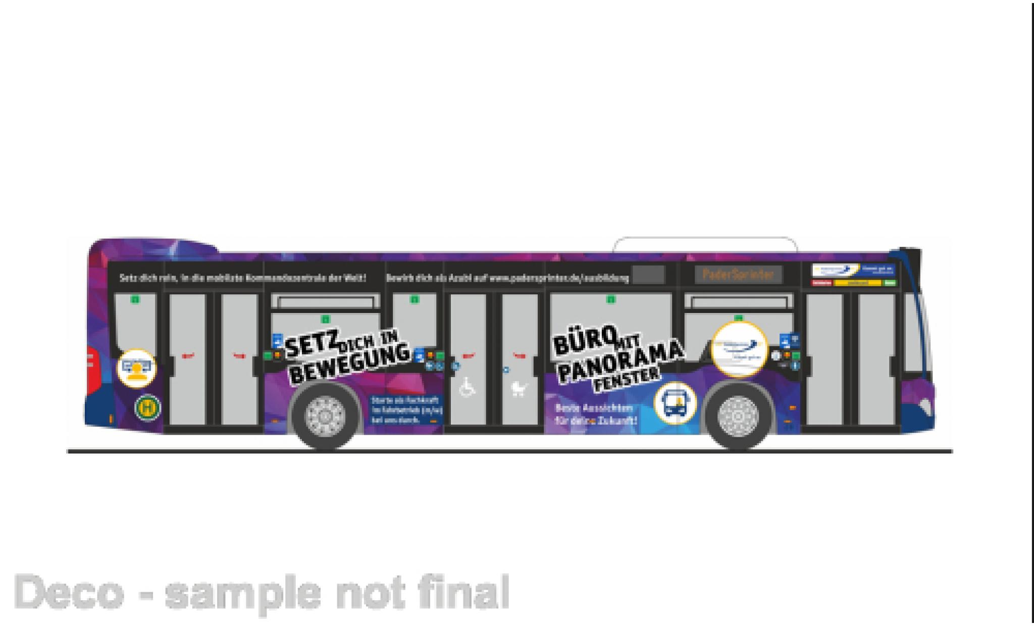 Mercedes Citaro 1/87 Rietze Padersprinter Paderborn 2015 modellino in miniatura