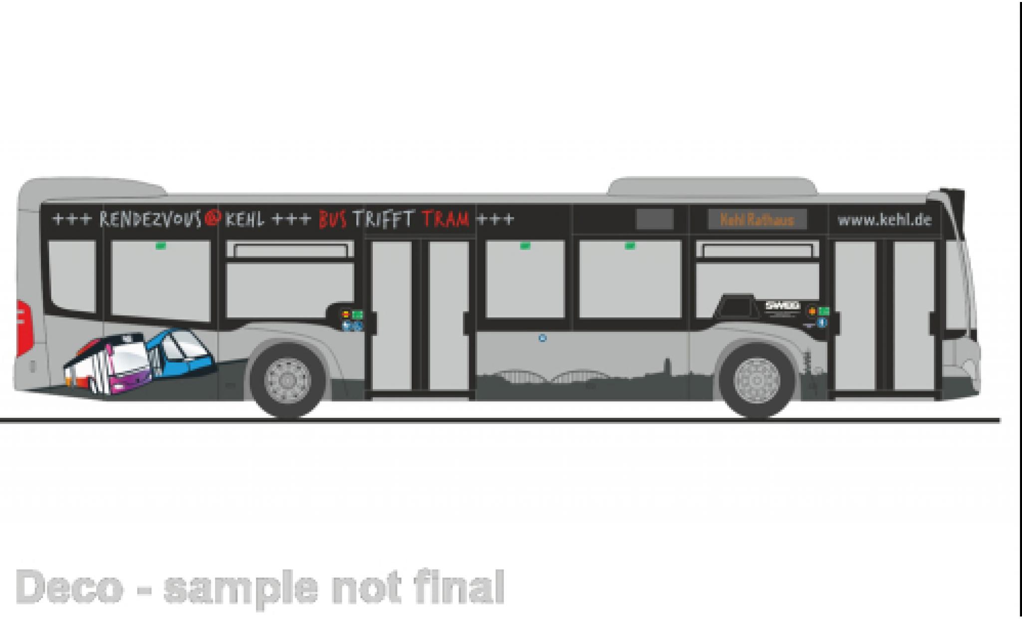 Mercedes Citaro 1/87 Rietze SWEG - Kehl 2015 modellino in miniatura