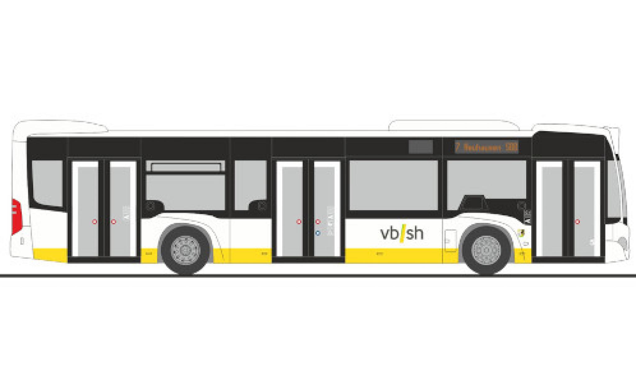 Mercedes Citaro 1/87 Rietze VBSH Schaffhausen (CH) 2012 modellino in miniatura