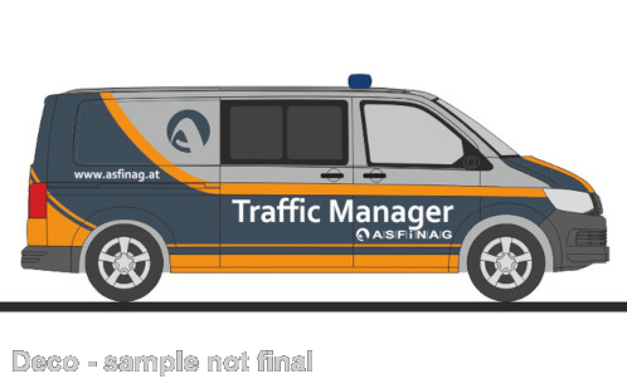 Volkswagen T6 1/87 Rietze Asfinag modellino in miniatura