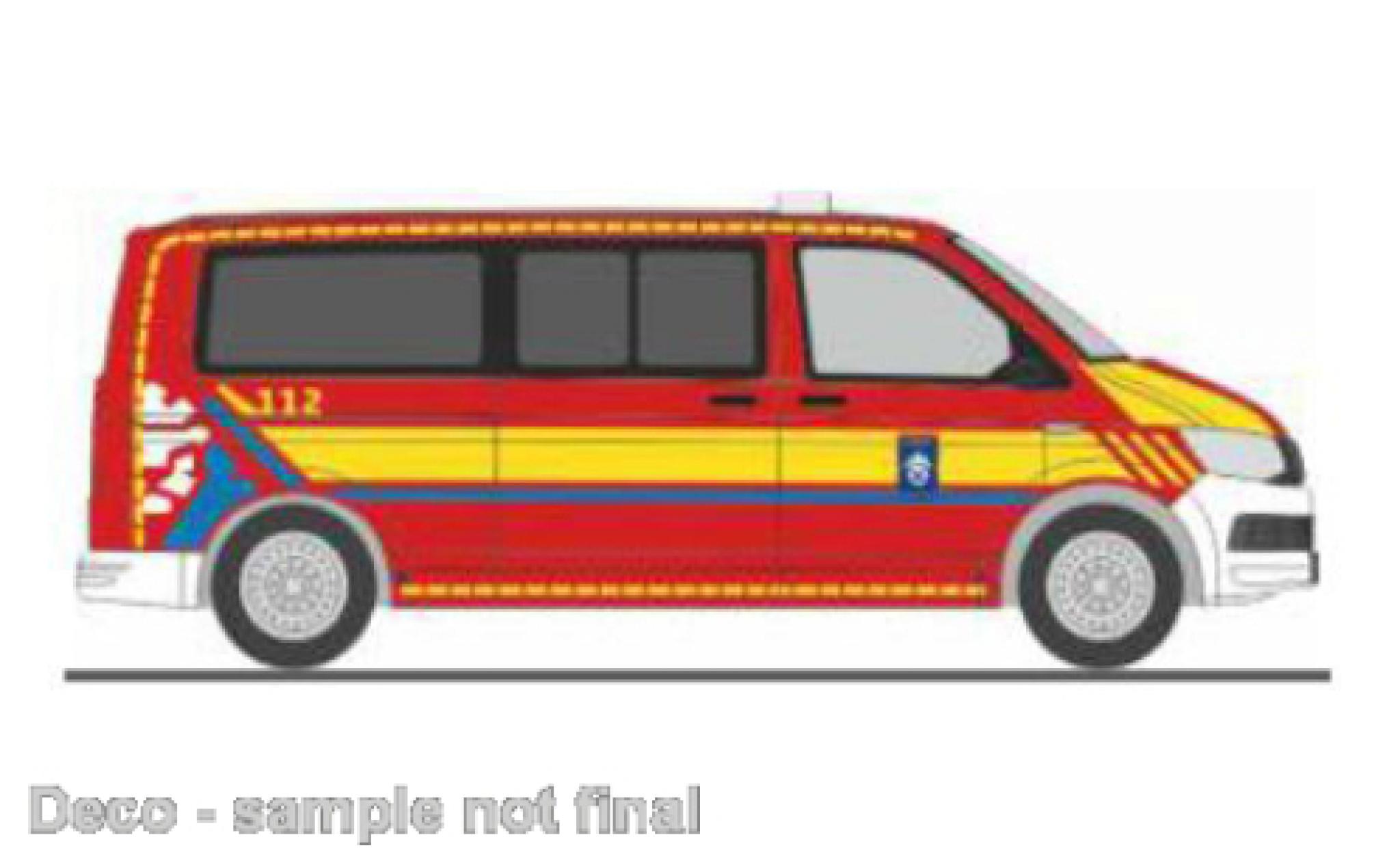 Volkswagen T6 1/87 Rietze bus CGDIS (LU) modellino in miniatura