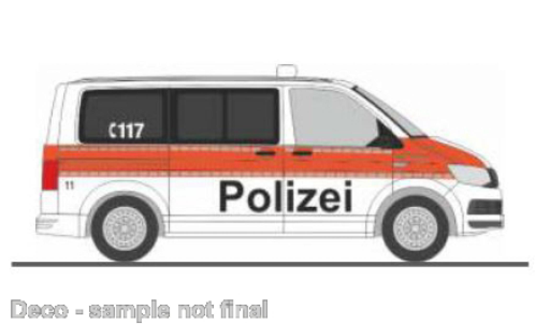 Volkswagen T6 1/87 Rietze Stadtpolizei Zürich modellino in miniatura