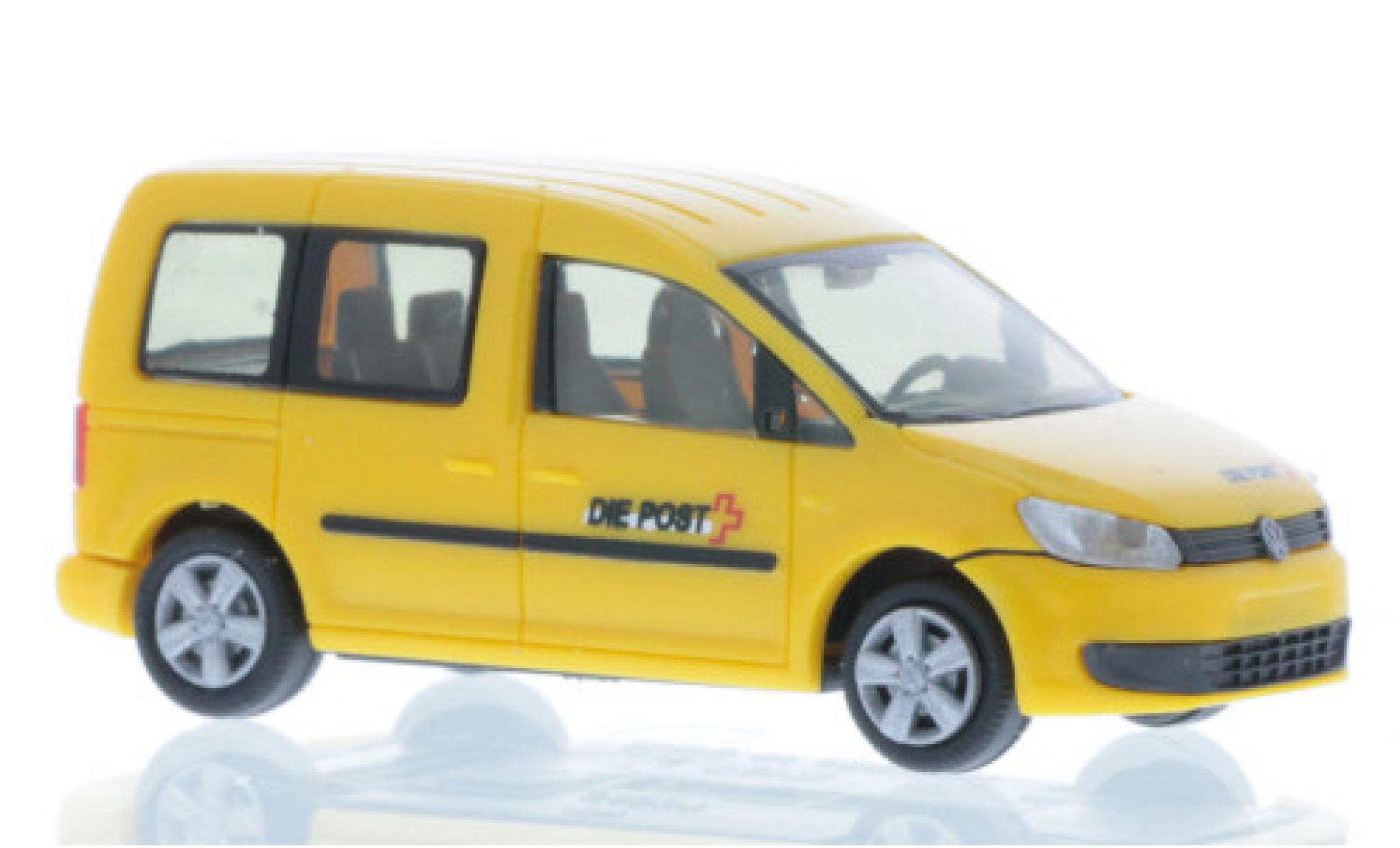 Volkswagen Caddy 1/87 Rietze Die Post (CH) 2011 modellino in miniatura