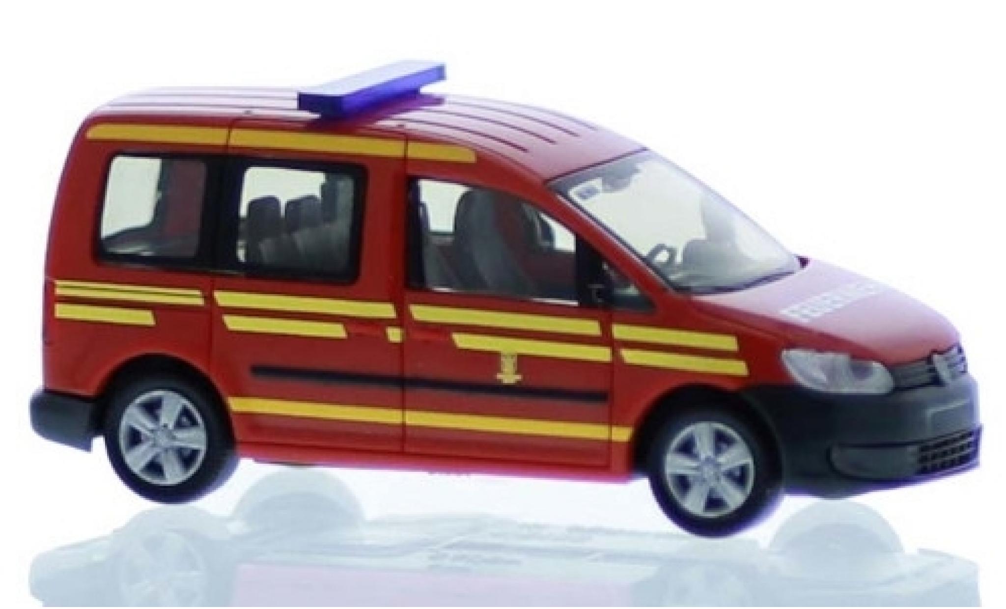 Volkswagen Caddy 1/87 Rietze Feuerwehr München 2011 modellino in miniatura