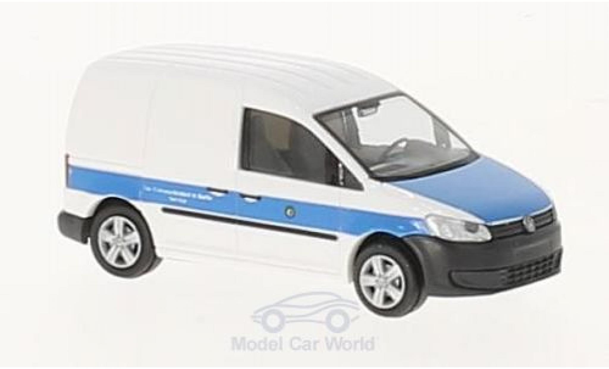 Volkswagen Caddy 1/87 Rietze Polizei Berlin 2011 modellino in miniatura