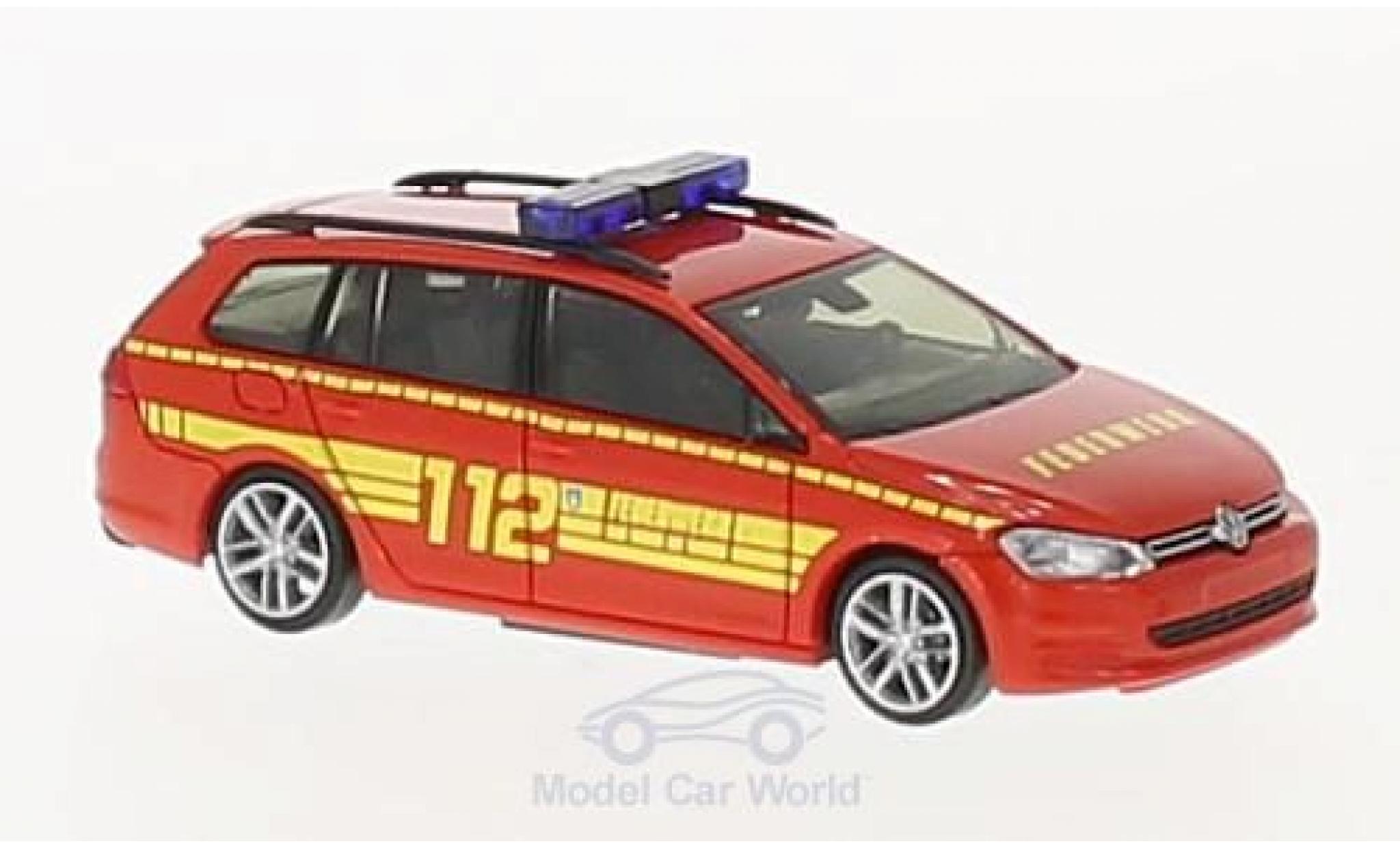 Volkswagen Golf V 1/87 Rietze 7 Variant Feuerwehr Bad Soden a. Taunus modellino in miniatura