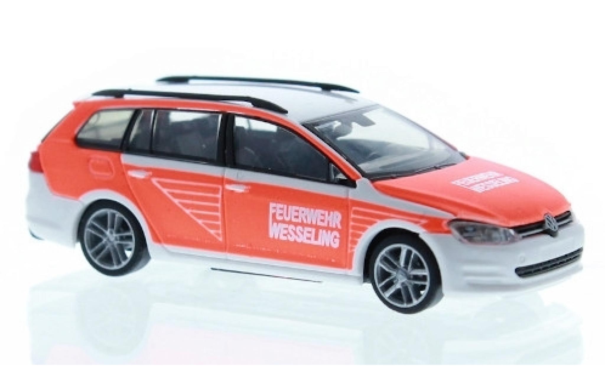 Volkswagen Golf 1/87 Rietze 7 Variant Feuerwehr Wesseling modellino in miniatura