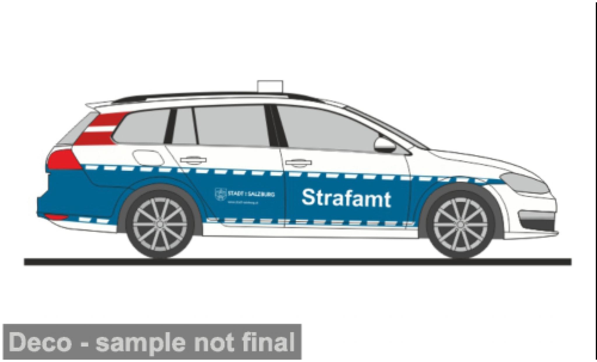Volkswagen Golf 1/87 Rietze 7 Variant Strafamt Salzburg (A) 1:87 modellino in miniatura